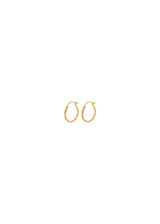 Small Ice Creoles size 20 mm - Gold-Jewellery-Pernille Corydon-Butler Loftet