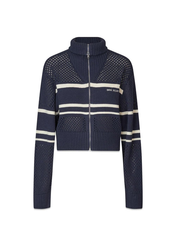 Sneeuwritsvest - Donker Marine-Knitwear-Oval Square-Butler Loftet