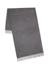 Solid Merino Wool Scarf - Grey Melange-Scarf-Mulberry-Butler Loftet