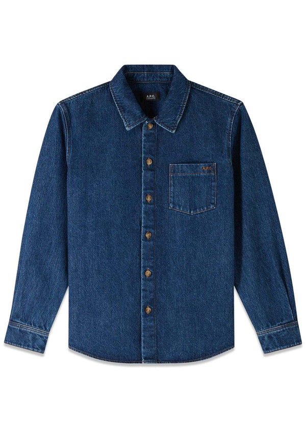 Surchemise Vittorio - Indigo-shirts-A.P.C-Butler Loftet
