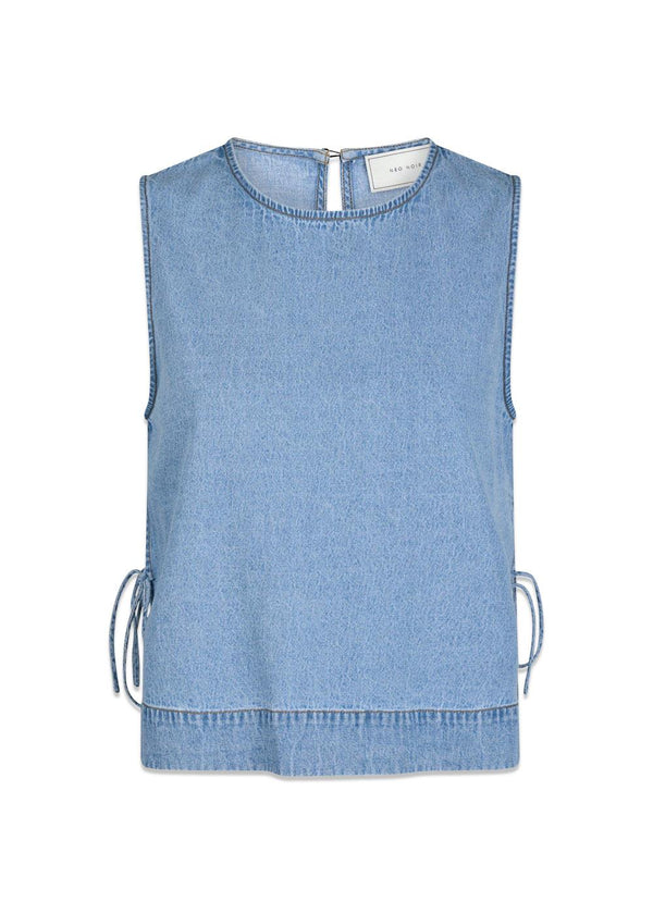 Svetlana D Top - Light Blue-Top-Neo Noir-Butler Loftet