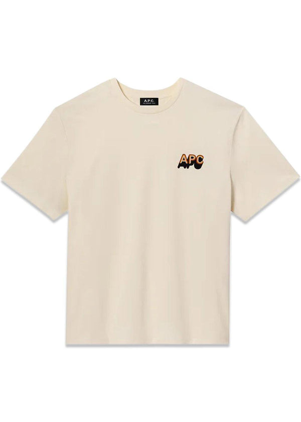 T-shirt 70s H - Gots Ecru-T-shirts-A.P.C-Butler Loftet
