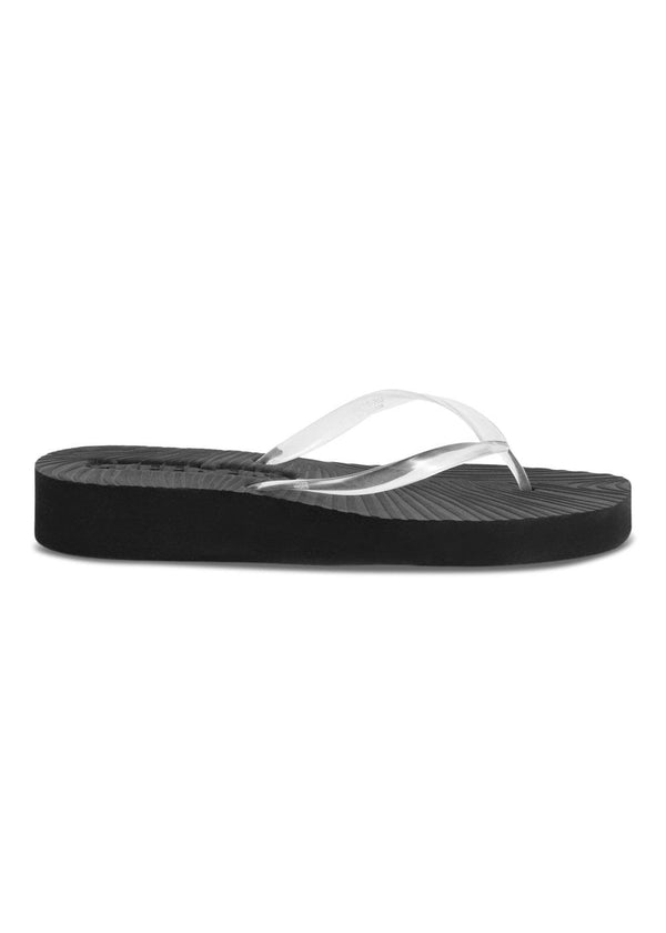 TAPERED PLATFORM Black Clear Trans - Zwart-Sandalen-Sleepers-Butler Loftet