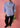 THEOTIS CROPPED OVERHEMD MET KORTE MOUWEN EN BORSTPRINT - Witte en blauwe strepen-shirts-ALIS-Butler Loftet