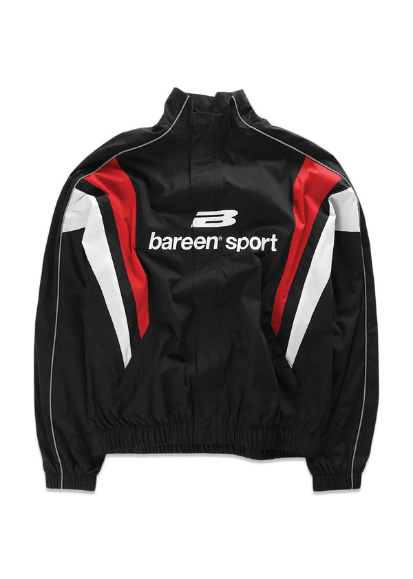 TRACK JACKET 2.0 - Zwart / Rood / Wit-Bovenkleding-Bareen-Butler Loftet