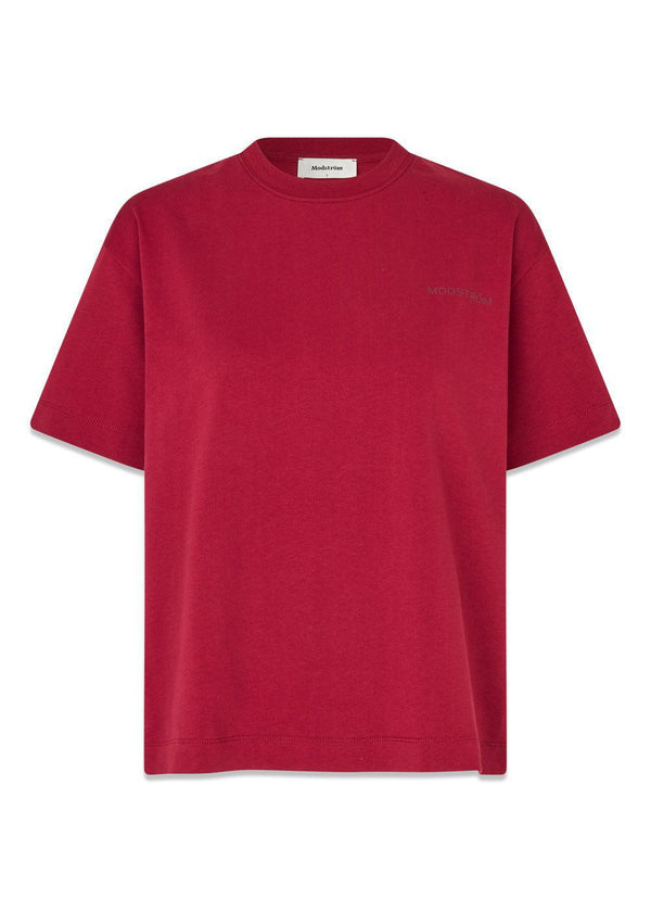 TakodaMD t-shirt - Rumba Rood-T-shirts-Modström-Butler Loftet