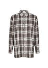Tappomd overhemd - Seal Brown Tartan-Overhemden-Modström-Butler Loftet