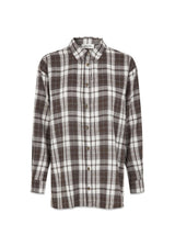 Tappomd overhemd - Seal Brown Tartan-Overhemden-Modström-Butler Loftet