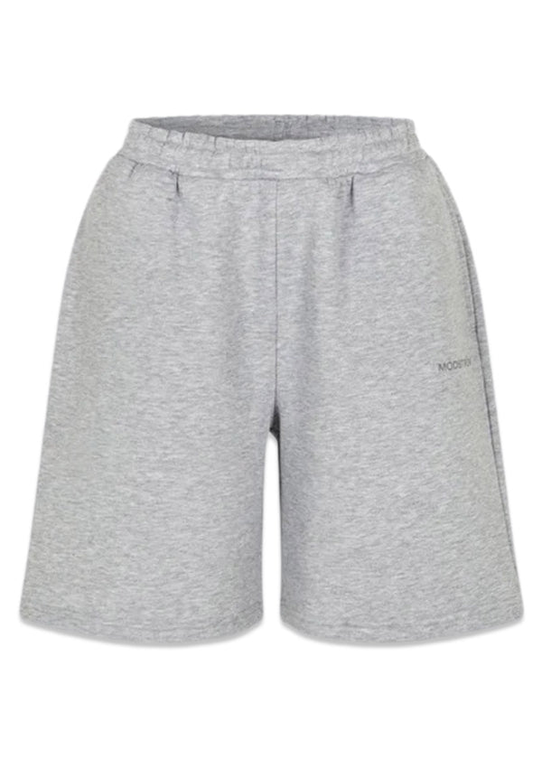 TiaMD shorts - Grey Melange-Sweatshirts-Modström-Butler Loftet