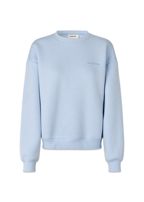 TiaMD sweat - Cashmere Blue-Sweatshirts-Modström-Butler Loftet