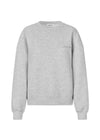 TiaMD sweat - Grijs Melange-Sweaters-Modström-Butler Loftet