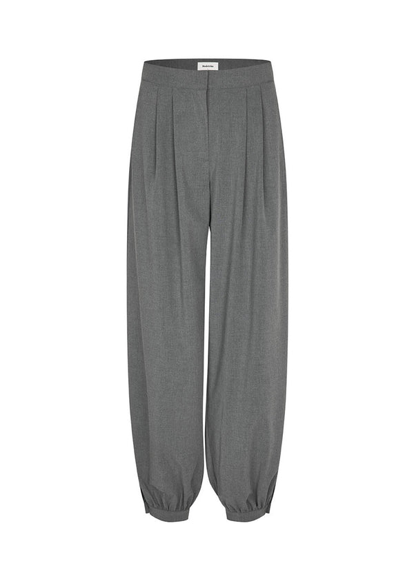 Tiamomd broek - Donkergrijs Melange-Pants-Modström-Butler Loftet