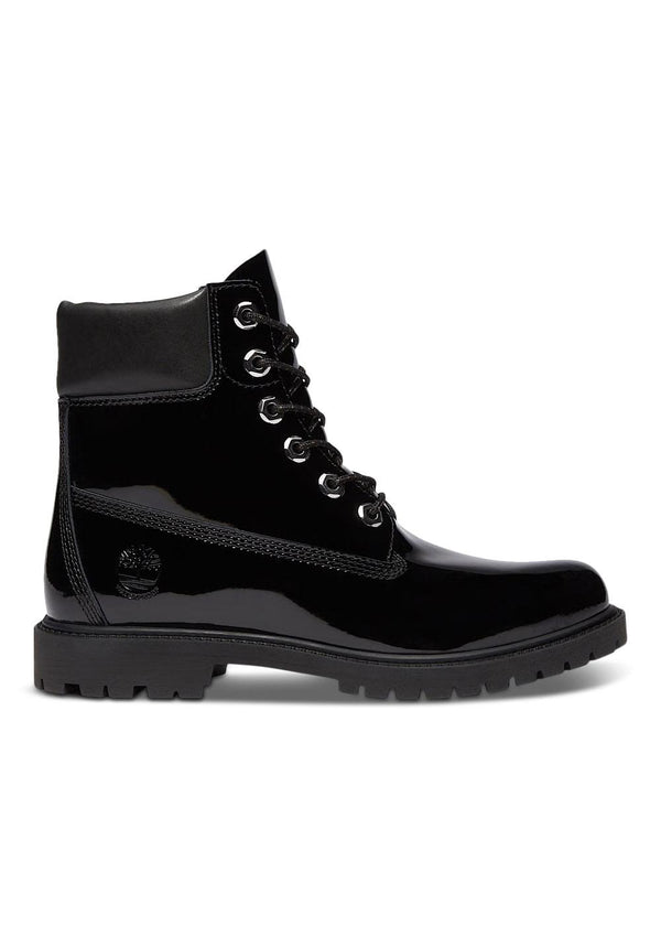 Timberland Premium 6 INCH LACE UP WATERPROOF LAARS - Zwart lakleer-laarzen-Timberland-Butler Loftet