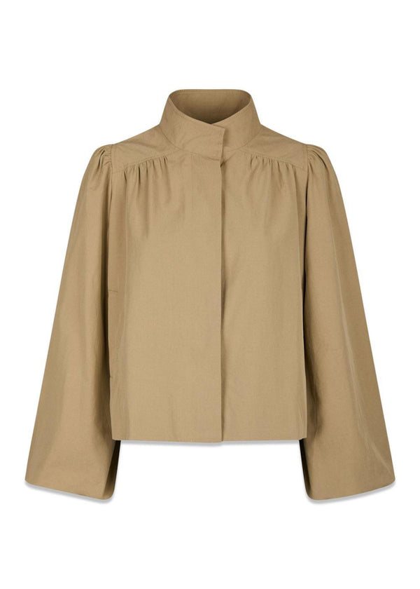 Tirsa Twill Jas - Zand-Bovenkleding-Neo Noir-Butler Loftet