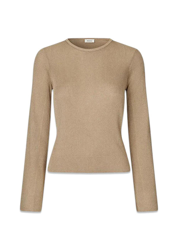 TomMD o-hals - Butternut-Knitwear-Modström-Butler Loftet