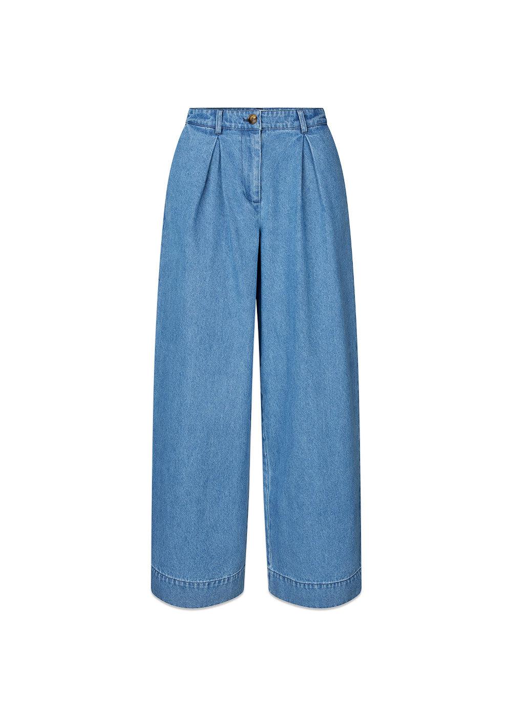 ToreMD denim broek - Medium Blue-Pants-Modström-Butler Loftet