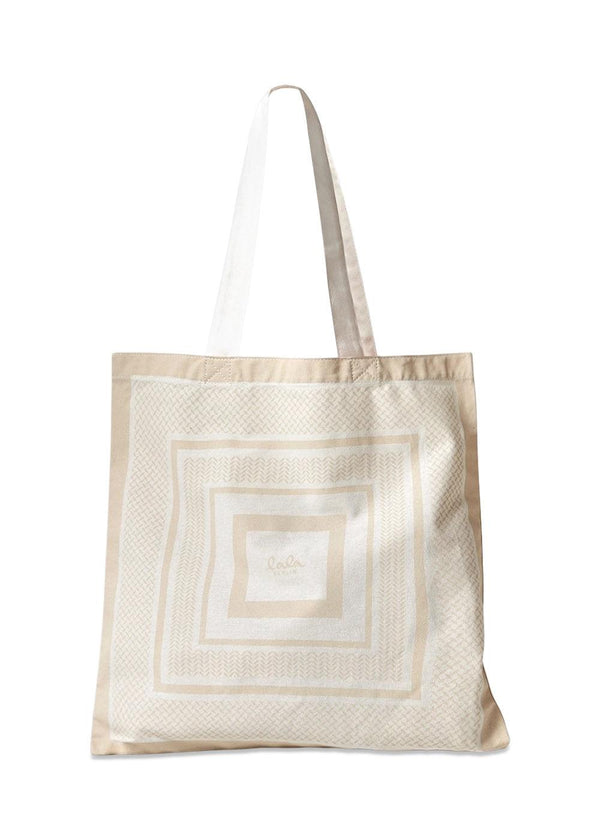 Tote Maja - Heritage Stripe Cream-Tassen-LALA BERLIN-Butler Loftet