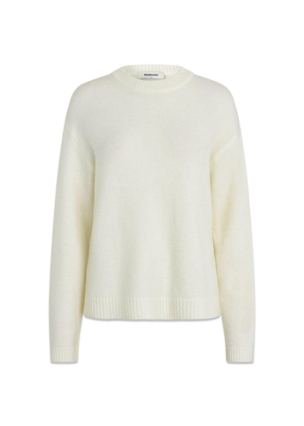 TreeMD o-neck - Off White-Knitwear-Modström-Butler Loftet