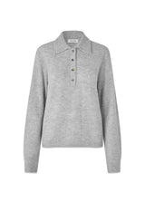 Treemd polo - Grijs Melange-Knitwear-Modström-Butler Loftet
