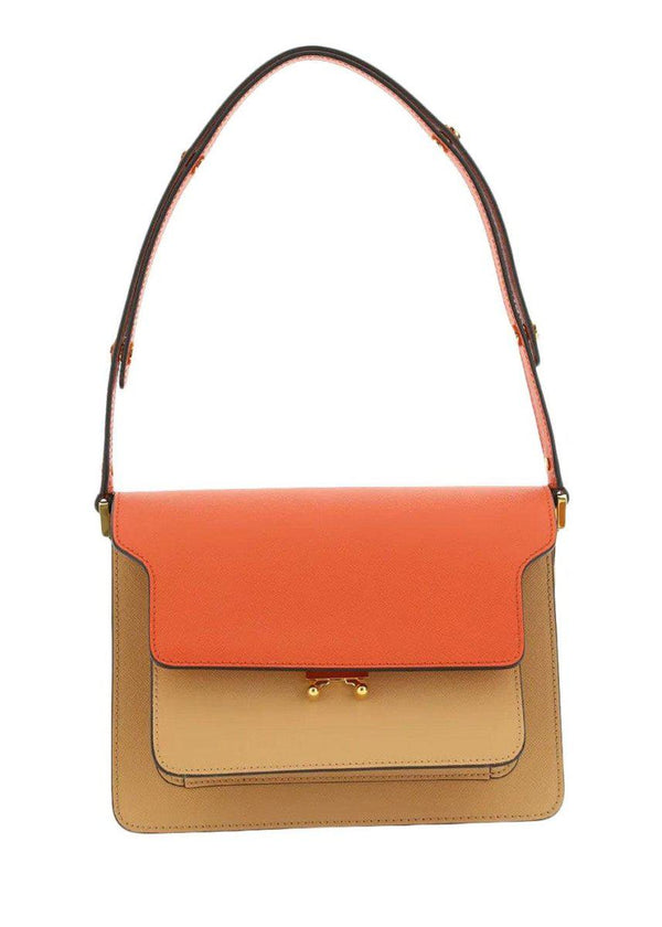 Marnis TRUNK BAG - Brick/Pompeii/Gazebo. Køb designertasker||skuldertasker her.