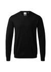 Turijn Pullover O Neck - Zwart-Knitwear-Clipper-Butler Loftet