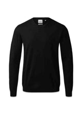 Turijn Pullover O Neck - Zwart-Knitwear-Clipper-Butler Loftet