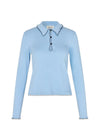 Urdmd LS top - Poederblauw-Blouses-Modström-Butler Loftet