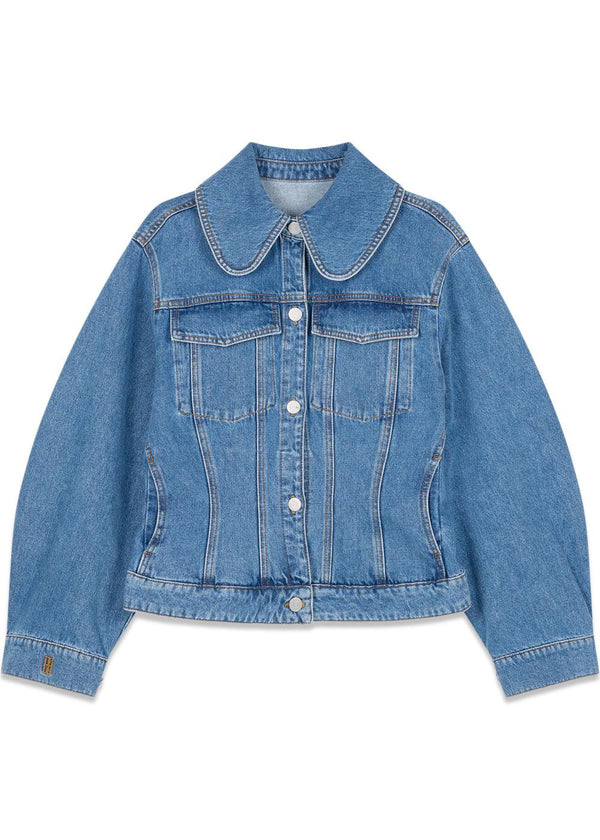 VILLIES - Mid Denim Blue-Outerwear-By Malene Birger-Butler Loftet