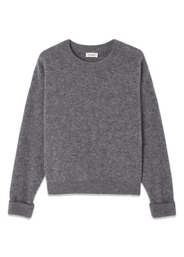 VITOW - Acier Chine Steel Melange-Knitwear-American Vintage-Butler Loftet