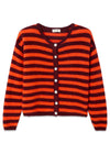 VITOW - Grenat Raye Gaspacho Chine-Knitwear-American Vintage-Butler Loftet