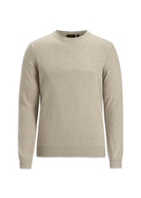 Valter Ronde Hals - Baksteenbeige-Knitwear-Oscar Jacobson-Butler Loftet