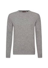 Valter Ronde Hals - Grijs Melange-Knitwear-Oscar Jacobson-Butler Loftet