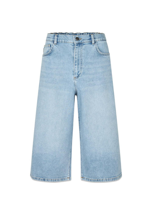 Vitomd lange shorts - Bleach Blue Wash-Shorts-Modström-Butler Loftet