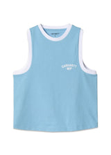 W 89 Ringer A-Shirt - Bluebird / White-Top-Carhartt WIP-Butler Loftet