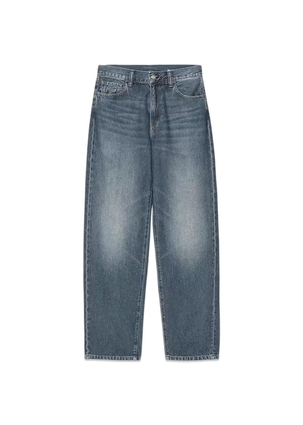 W Arin Pant - Blauw Donker Gebruikte Wash-Jeans-Carhartt WIP-Butler Loftet