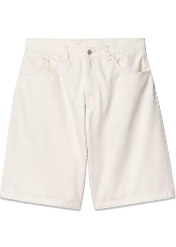 W Brandon Short - Wit Rinsed-Shorts-Carhartt WIP-Butler Loftet