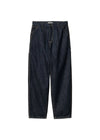 W Brandon Single Knee Pant - Blue Rinsed-Jeans-Carhartt WIP-Butler Loftet