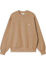 W Casey Sweatshirt - Peanut / Zilver-Sweatshirts-Carhartt WIP-Butler Loftet