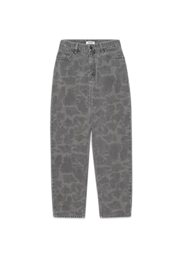 W Duck Orell Pant - Camo Duck, Zwart Heavy Bleached-Jeans-Carhartt WIP-Butler Loftet