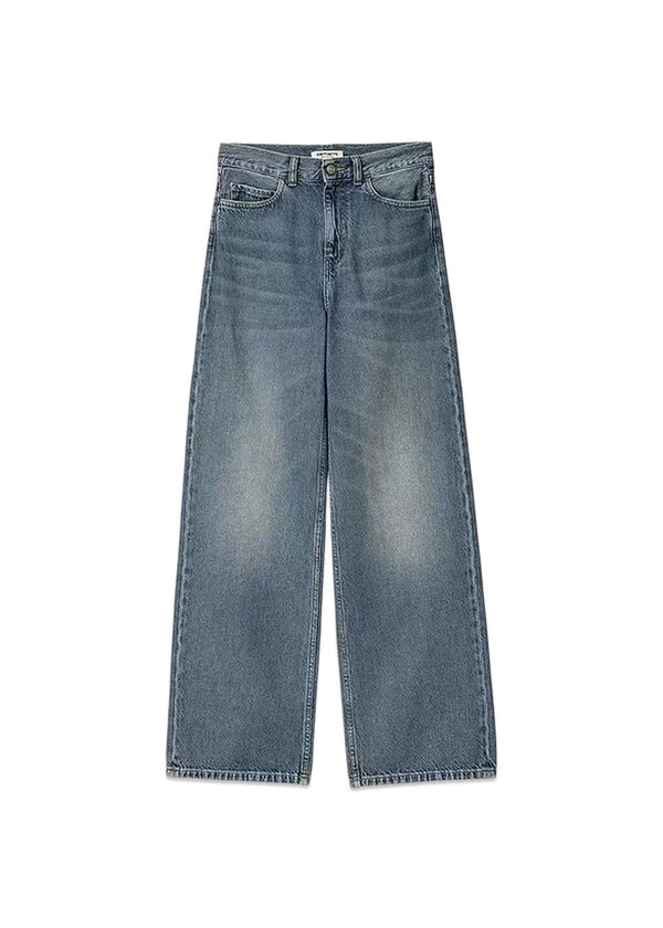 W Jane Pant - Blauw Donker Gebruikte Wash-Jeans-Carhartt WIP-Butler Loftet