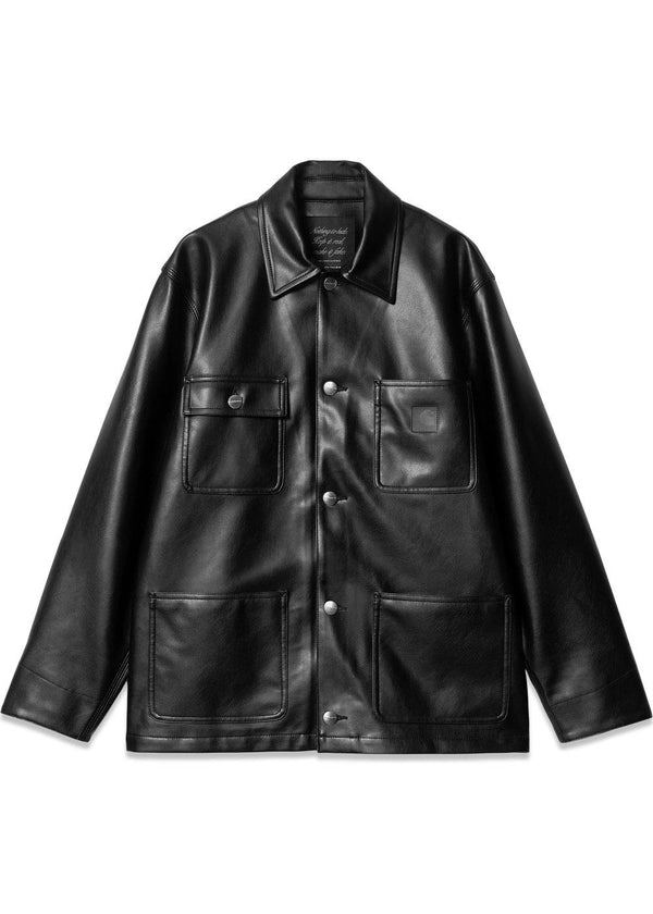 W' Michigan Jas - Zwart-Bovenkleding-Carhartt WIP-Butler Loftet