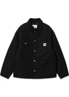 W OG Michigan Coat - Black / Black Rinsed-Outerwear-Carhartt WIP-Butler Loftet