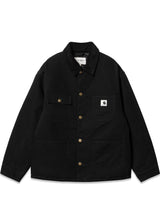 W OG Michigan Coat - Black / Black Rinsed-Outerwear-Carhartt WIP-Butler Loftet