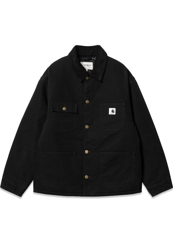 W OG Michigan Coat - Black / Black Rinsed-Outerwear-Carhartt WIP-Butler Loftet