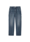 W Pierce Pant Straight - Blue Dark Used Wash-Jeans-Carhartt WIP-Butler Loftet