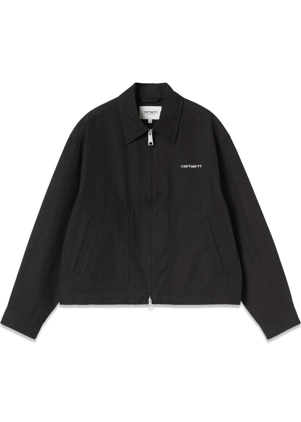 W Postal Jack - Zwart / Wax-Bovenkleding-Carhartt WIP-Butler Loftet