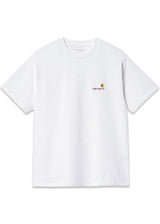 W S/S American Script T-shirt - Wit-T-shirts-Carhartt WIP-Butler Loftet