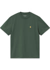 W S/S Chase T-Shirt - Sycamore Tree / Gold-T-shirts-Carhartt WIP-Butler Loftet