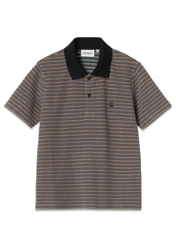 W S/S Dion Polo - Dion Stripe, Lily-T-shirts-Carhartt WIP-Butler Loftet
