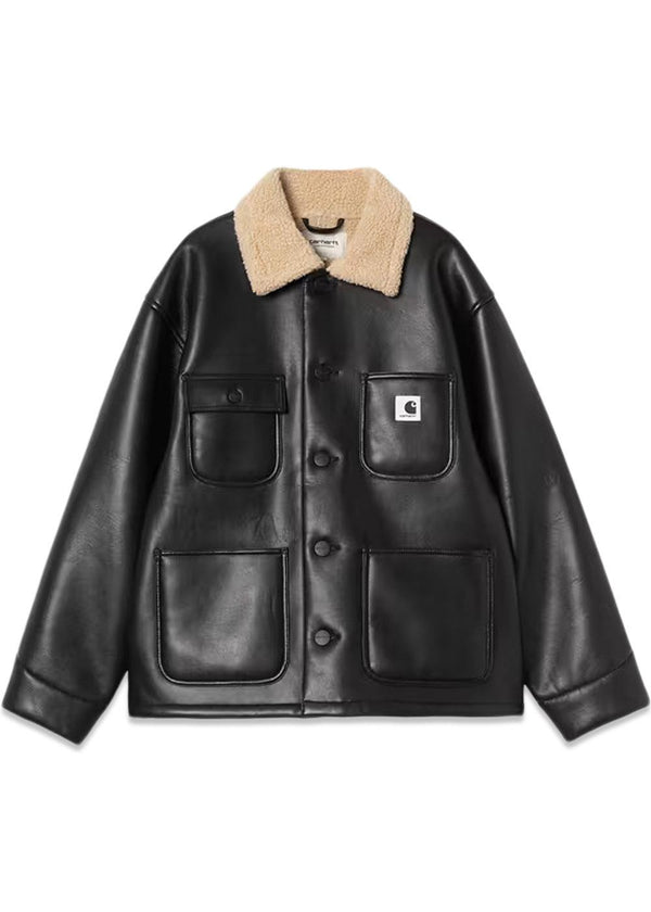 W' Shepton OG Michigan Jas - Zwart/Natuurlijk-Bovenkleding-Carhartt WIP-Butler Loftet